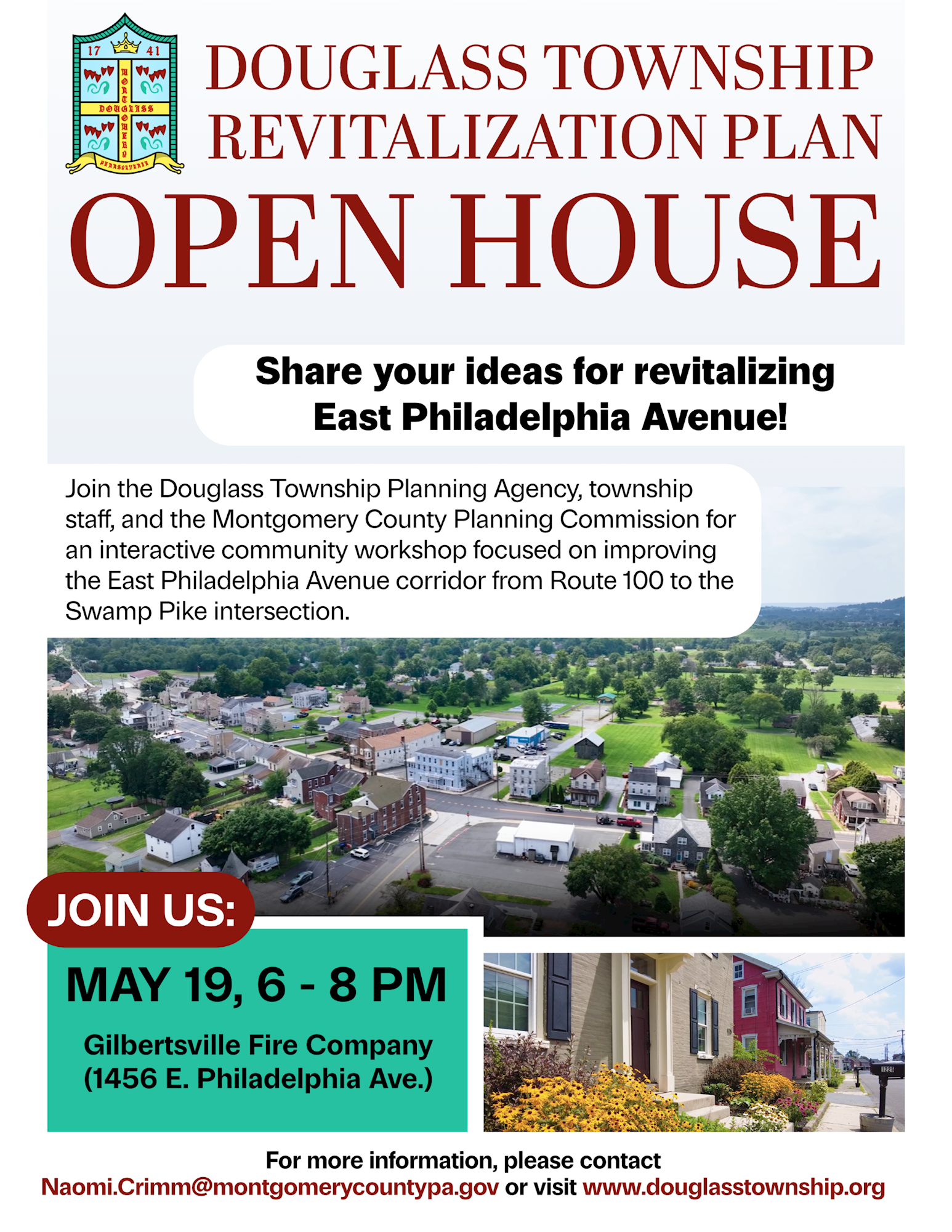 DOUGLASS TOWNSHIP REVITALIZATION PLAN OPEN HOUSE